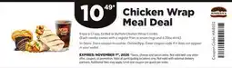 Harvey’s Harvey's Chicken Wrap Meal Deal offer