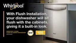 Leon's Whirlpool Fingerprint Resistant Stainless Steel Dishwasher with Deep Top Rack (50 dBA) - WDT740SALZ offer
