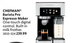 Home Hardware CHEFMAN Barista Pro Espresso Maker offer