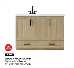 Home Hardware Marien Cultured marble top offer