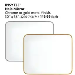 Home Hardware Nala Mirror offer