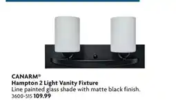 Home Hardware Hampton 2 Light Vanity Fixture offer