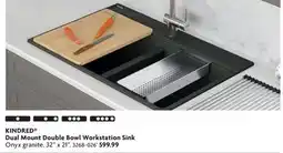 Home Hardware Dual Mount Double Bowl Workstation Sink offer
