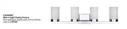 Home Hardware Milo 4 Light Vanity Fixture offer