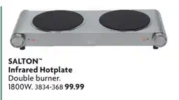 Home Hardware SALTON Infrared Hotplate offer