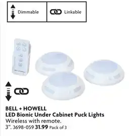 Home Hardware LED Bionic Under Cabinet Puck Lights offer