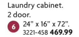 Home Hardware Laundry cabinet offer