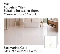 Home Hardware MSI Porcelain Tiles offer