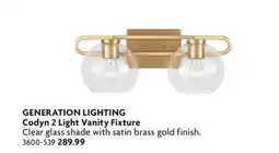 Home Hardware Codyn 2 Light Vanity Fixture offer