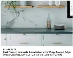 Home Hardware Post Formed Laminate Countertop with Wrap-Around Edges offer