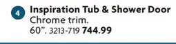 Home Hardware Inspiration Tub & Shower Door offer