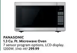 Home Hardware PANASONIC 1.3 Cu. Ft. Microwave Oven offer
