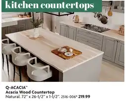 Home Hardware Acacia Wood Countertop offer