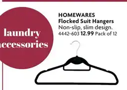 Home Hardware Flocked Suit Hangers offer