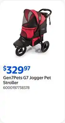 Walmart Gen7Pets G7 Jogger Pet Stroller offer
