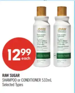 Shoppers Drug Mart RAW SUGAR SHAMPOO or CONDITIONER offer
