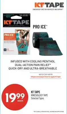 Shoppers Drug Mart KT TAPE KINESIOLOGY TAPE offer