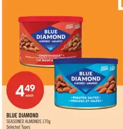 Shoppers Drug Mart BLUE DIAMOND SEASONED ALMONDS offer