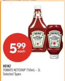 Shoppers Drug Mart HEINZ TOMATO KETCHUP offer