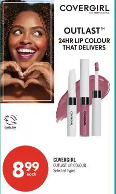 Shoppers Drug Mart COVERGIRL OUTLAST LIP COLOUR offer