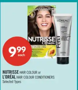 Shoppers Drug Mart NUTRISSE HAIR COLOUR or L'ORÉAL HAIR COLOUR CONDITIONERS offer