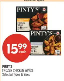 Shoppers Drug Mart PINTY'S FROZEN CHICKEN WINGS offer