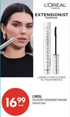 Shoppers Drug Mart L'ORÉAL TELESCOPIC EXTENSIONIST MASCARA offer