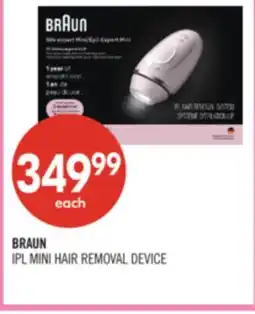 Shoppers Drug Mart BRAUN IPL MINI HAIR REMOVAL DEVICE offer