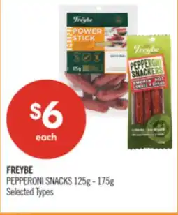 Shoppers Drug Mart FREYBE PEPPERONI SNACKS offer