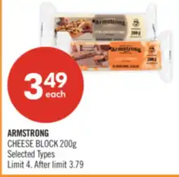 Shoppers Drug Mart ARMSTRONG CHEESE BLOCK offer