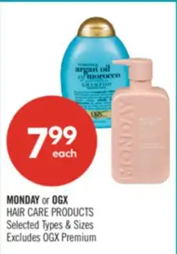Shoppers Drug Mart MONDAY or OGX HAIR CARE PRODUCTS offer