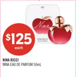 Shoppers Drug Mart NINA RICCI NINA EAU DE PARFUM offer