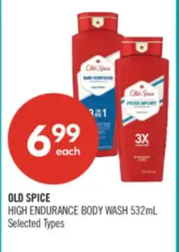 Shoppers Drug Mart OLD SPICE HIGH ENDURANCE BODY WASH offer