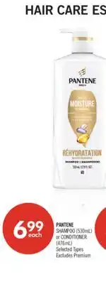 Shoppers Drug Mart PANTENE SHAMPOO (530mL) or CONDITIONER (476mL) offer