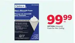 Rexall OPTION+ Minoxidil Foam for Men offer