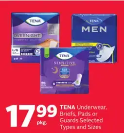 Rexall TENA Underwear, Briefs, Pads or Guards offer