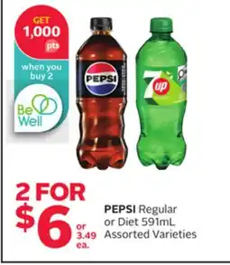 Rexall PEPSI Regular or Diet offer