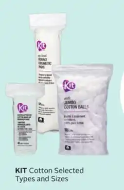 Rexall KIT Cotton Selected Types and Sizes offer