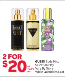 Rexall GUESS Body Mist offer