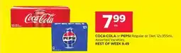 Rexall COCA-COLA or PEPSI Regular or Diet offer