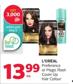 Rexall L'ORÉAL Preference or Magic Root Cover Up Hair Colour offer