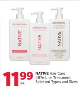 Rexall NATIVE Hair Care offer
