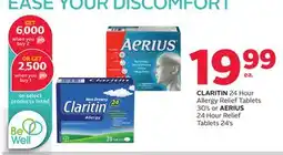 Rexall CLARITIN 24 Hour Allergy Relief Tablets 30's or AERIUS 24 Hour Relief Tablets 24's offer