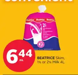 Rexall BEATRICE Skim offer