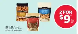 Rexall NOSH & CO. Peanuts 525g-550g or Nut Mixes 200g-250g offer