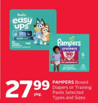 Rexall PAMPERS Boxed Diapers or Training Pants offer