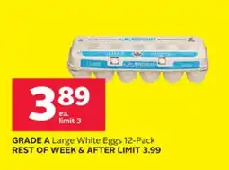 Rexall GRADE A Large White Eggs offer