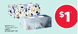 Rexall SAVVY Facial Tissues 69-126's offer