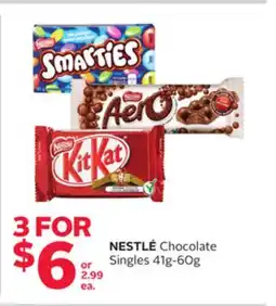 Rexall NESTLÉ Chocolate Singles offer