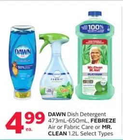Rexall DAWN Dish Detergent FEBREZE Air or Fabric Care MR. CLEAN Platinum offer
